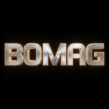 Bomag spare parts logo — compaction equipment