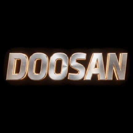 Doosan spare parts logo — excavators