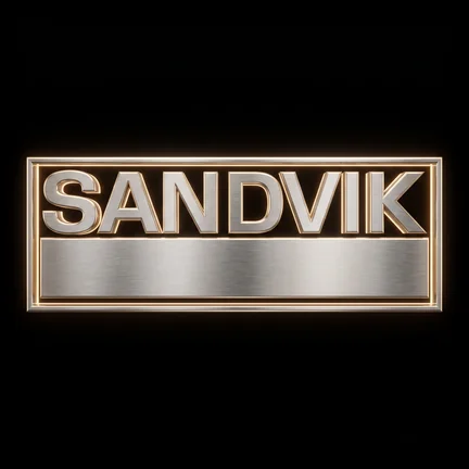 Sandvik spare parts logo — mining equipment