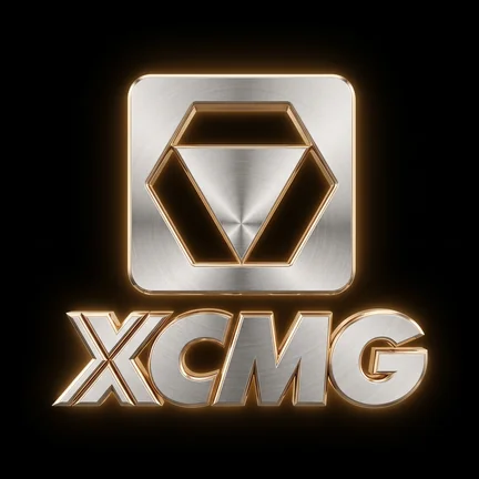 XCMG spare parts logo — cranes and excavators