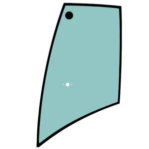 2059608, 205-9608 GLASS CATERPILLAR