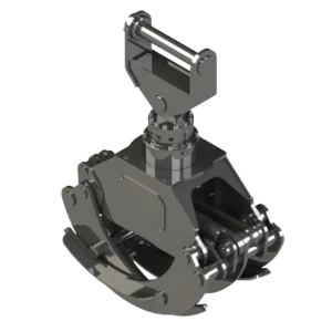 HYDRAULIC LOG GRAPPLE - WITH ROTATOR 0,8 m²