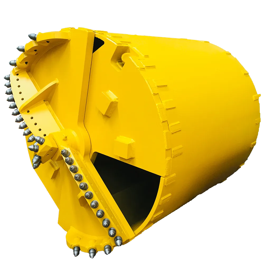 BORED PILE DOUBLE CUT ROCK BUCKET