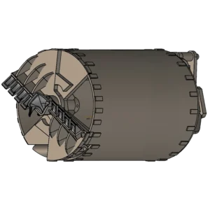 DOUBLE CUT SOIL BUCKET