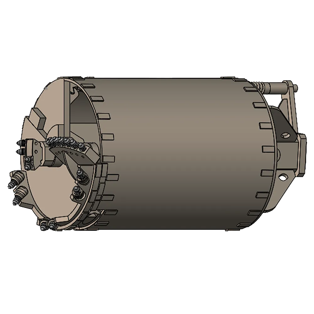 BORED PILE SINGLE CUT ROCK BUCKET
