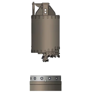 BORED PILE SINGLE CUT ROCK BUCKET