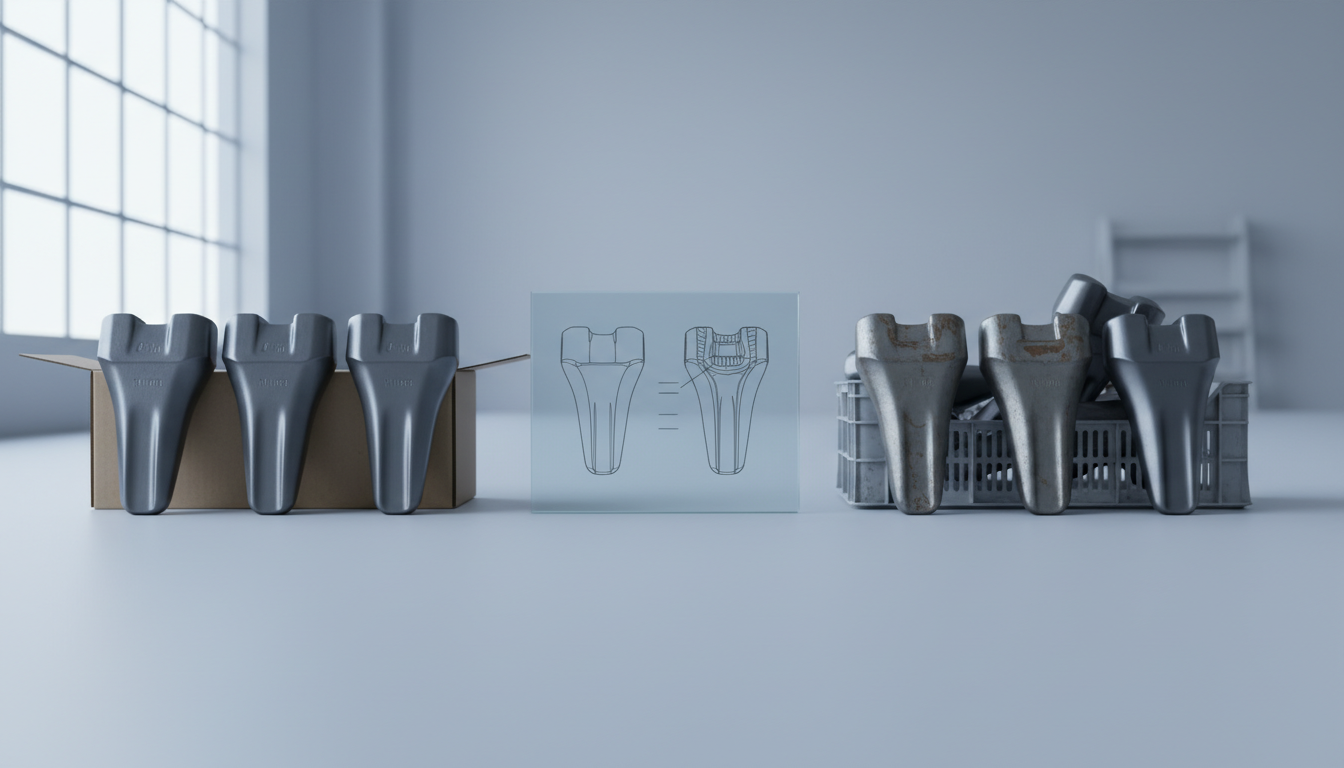 Excavator Bucket Teeth: Complete Procurement Guide 2 OEM vs Aftermarket Quality Standards - excavator bucket teeth | 3GEN Export