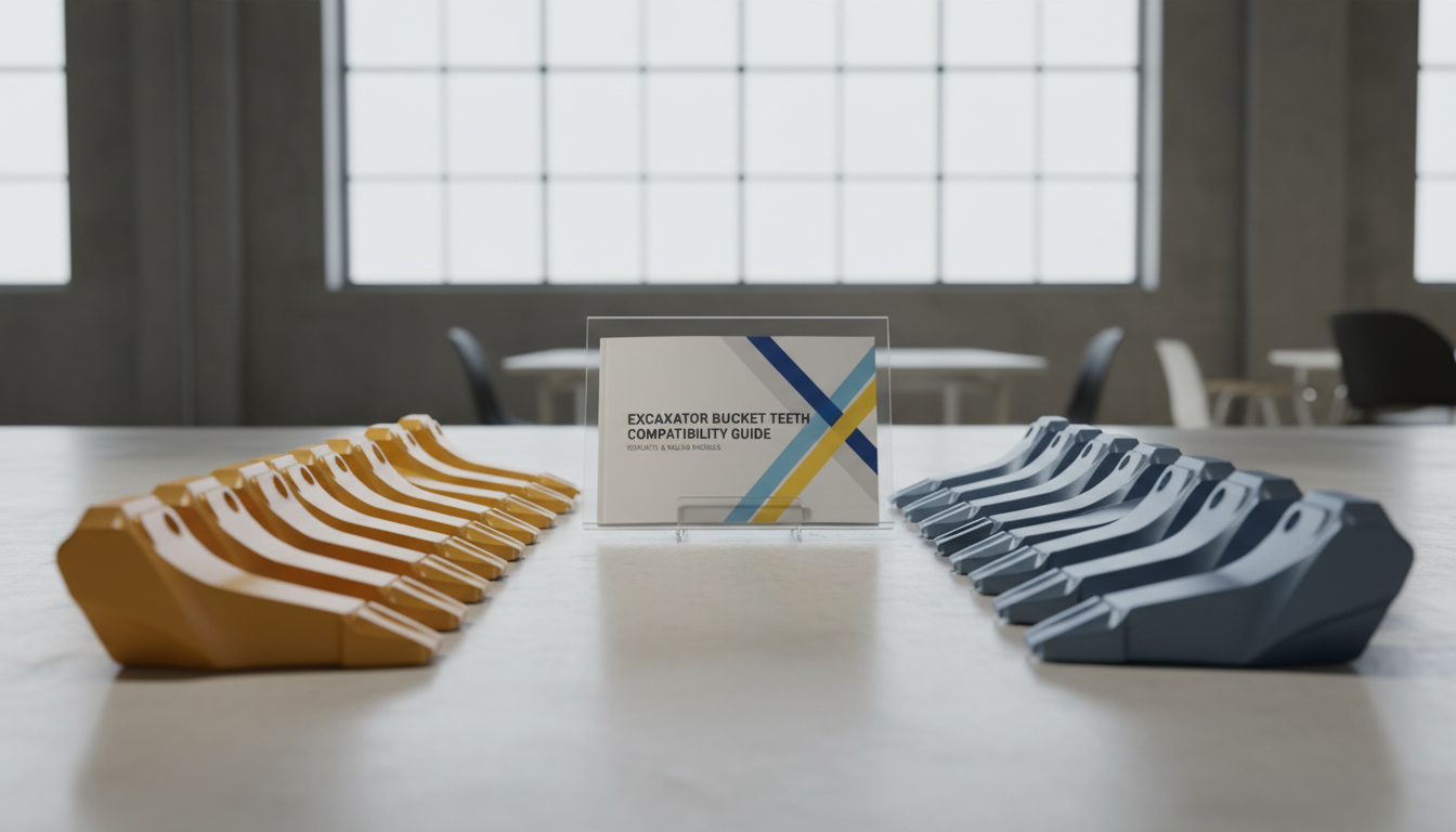Excavator Bucket Teeth: Complete Procurement Guide 4 Komatsu and Volvo Compatibility Guide - excavator bucket teeth | 3GEN Export
