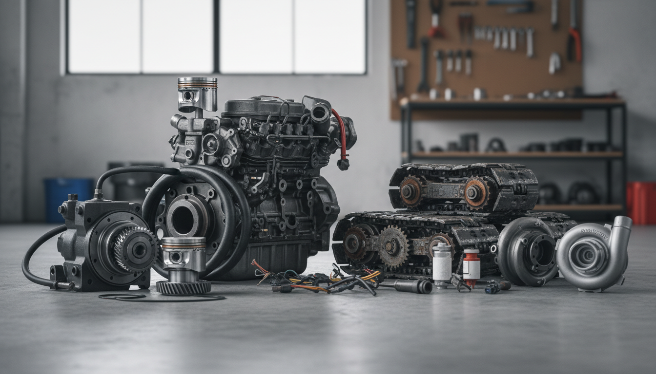 Critical Components and Common Failure Points - kawasaki construction equipment parts | 3GEN Export