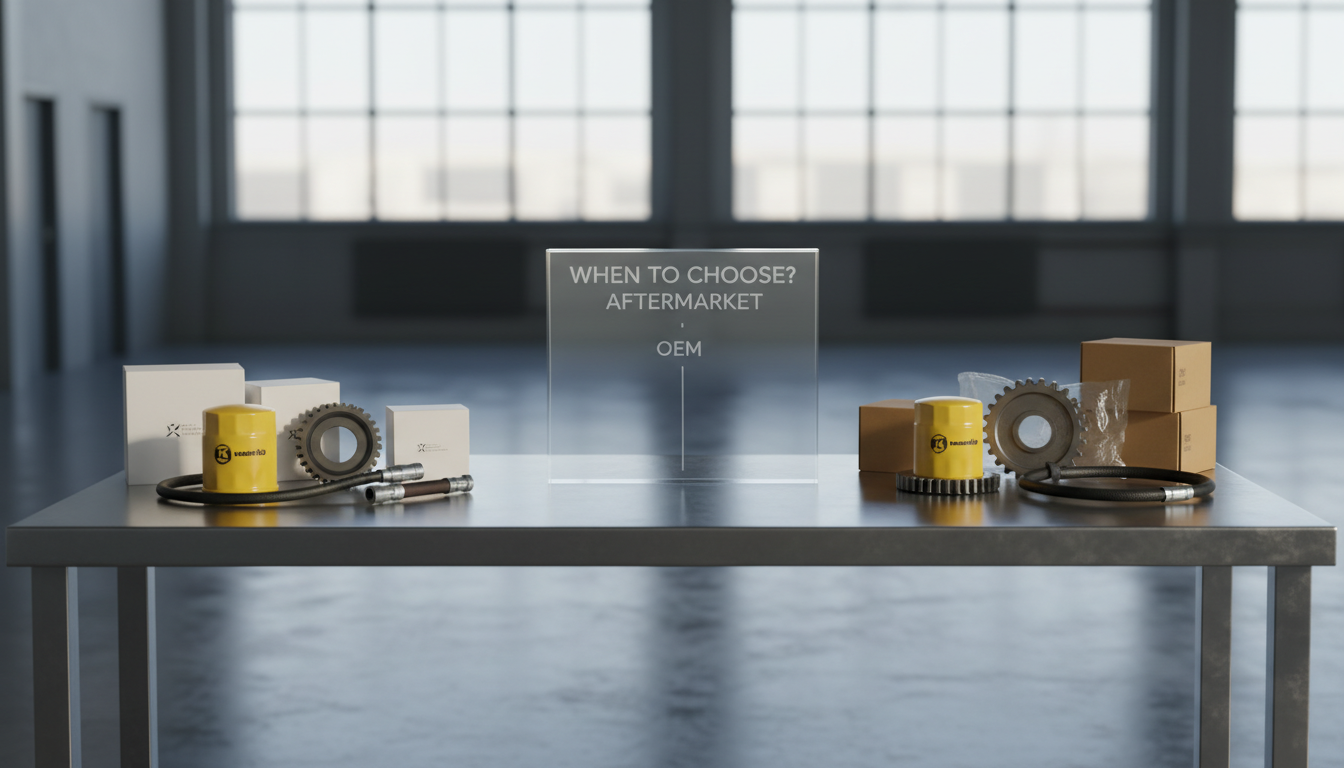 Critical Components: When to Choose OEM vs Aftermarket - komatsu parts | 3GEN Export