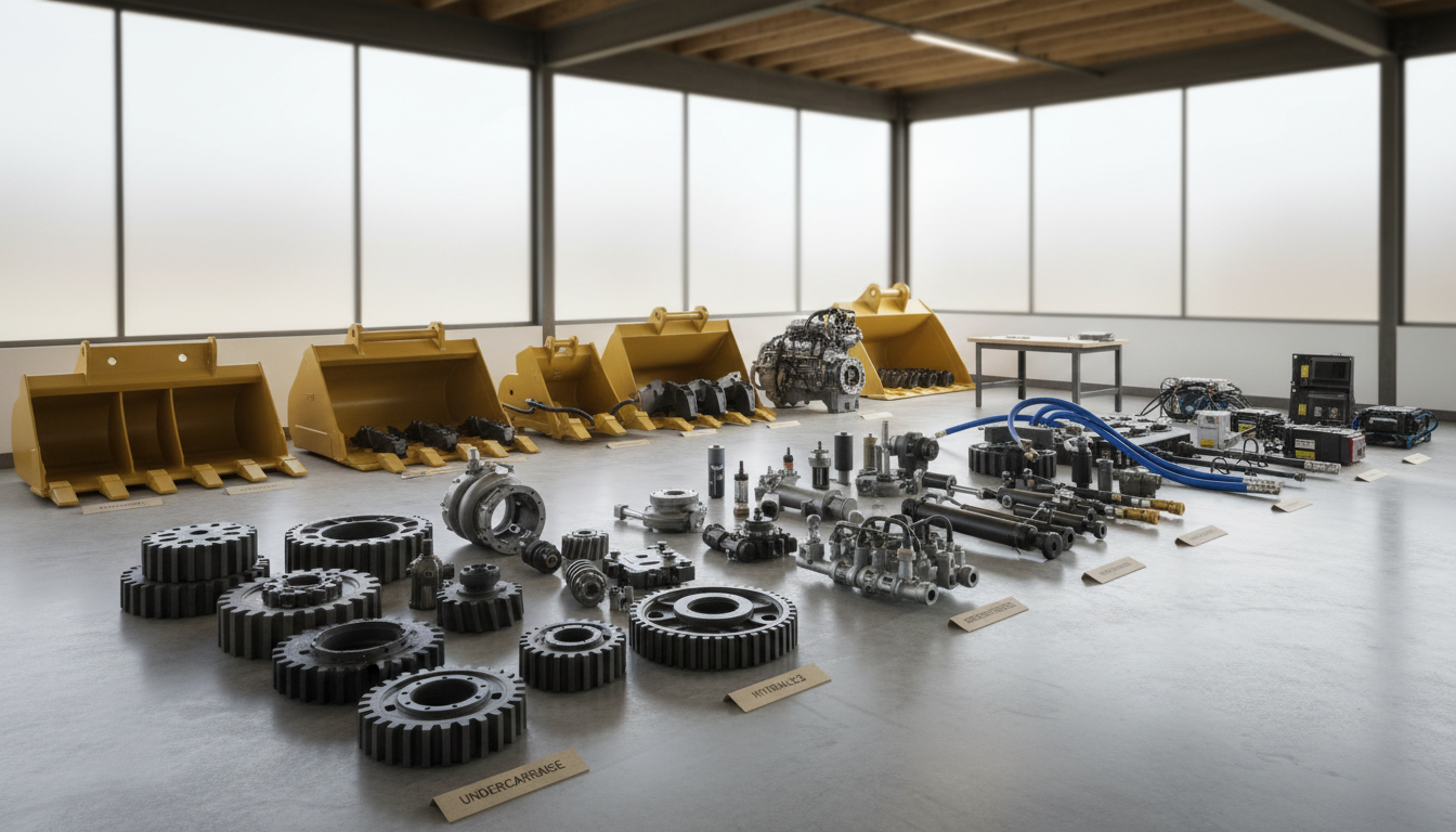 Understanding Construction Equipment Parts Categories - parts construction equipment | 3GEN Export