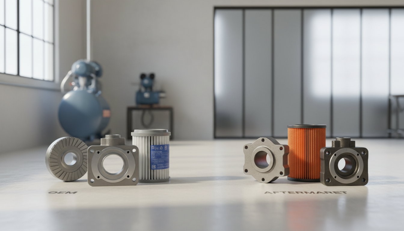 OEM vs. Aftermarket Air Compressor Spare Parts Comparison - air compressor spare parts | 3GEN Export