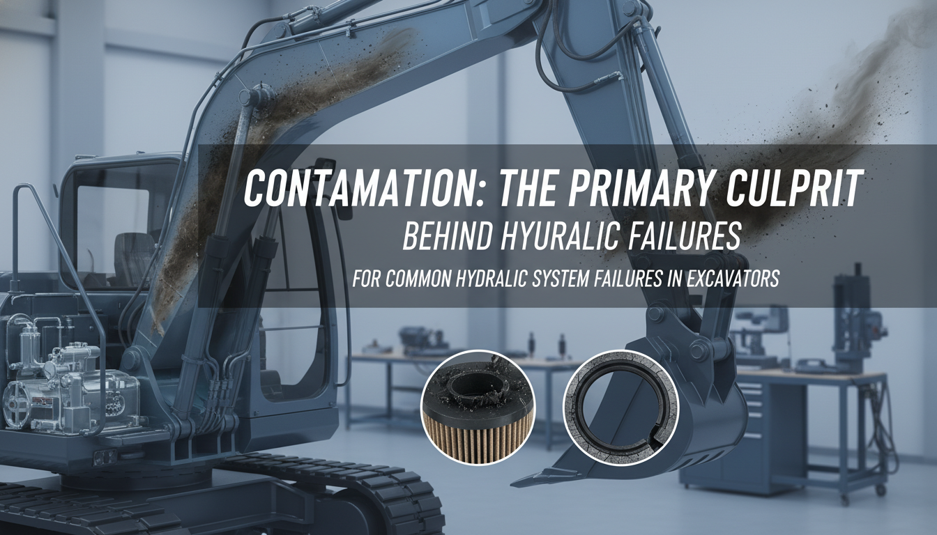 Contamination: The Primary Culprit Behind Hydraulic Failures - common hydraulic system failures in excavators | 3GEN Export