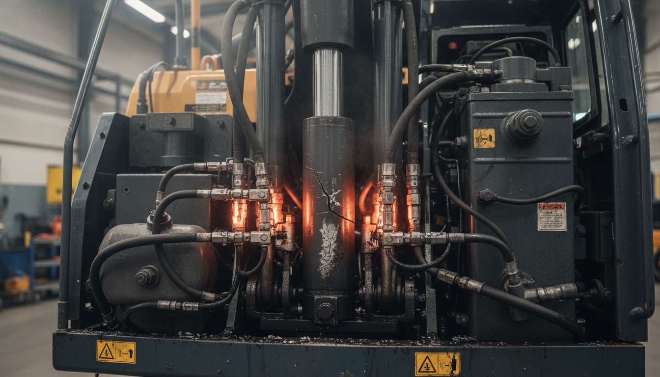 Overheating: High Temperatures That Accelerate Wear - common hydraulic system failures in excavators | 3GEN Export