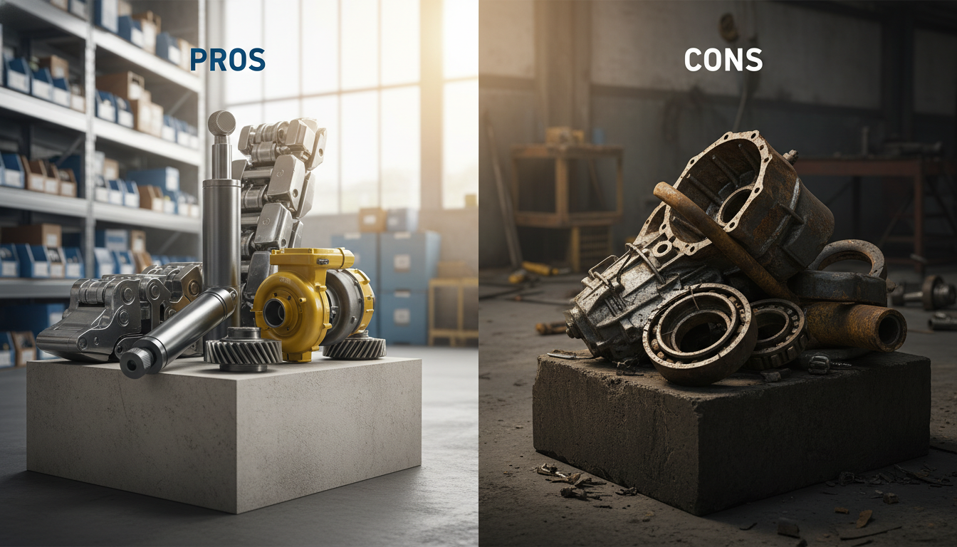 Pros and Cons - construction equipment parts supplier USA | 3GEN Export
