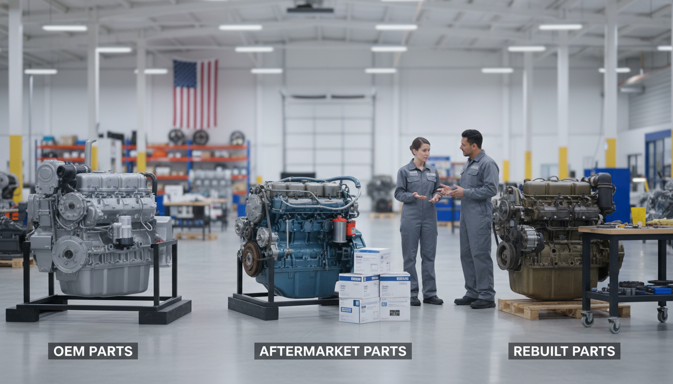 Understanding OEM, Aftermarket, and Rebuilt Parts - construction equipment parts supplier USA | 3GEN Export