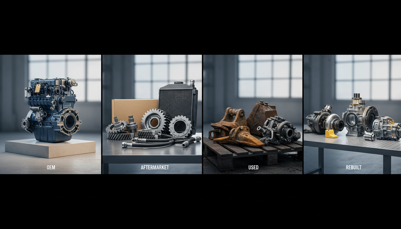 Types of Wholesale Parts: OEM vs. Aftermarket vs. Used vs. Rebuilt - construction machinery parts wholesale | 3GEN Export