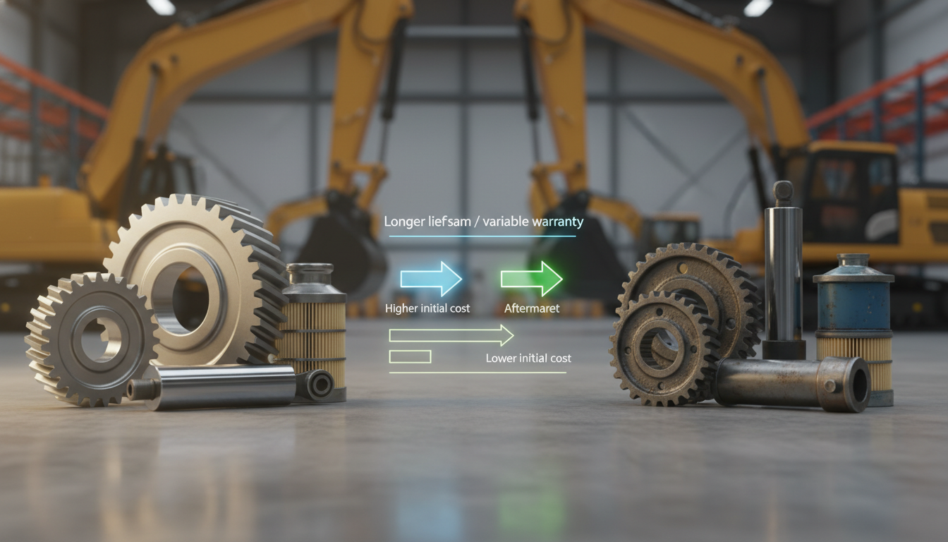 OEM vs. Aftermarket Heavy Machinery Spare Parts: Cost-Benefit Comparison - heavy machinery spare parts | 3GEN Export