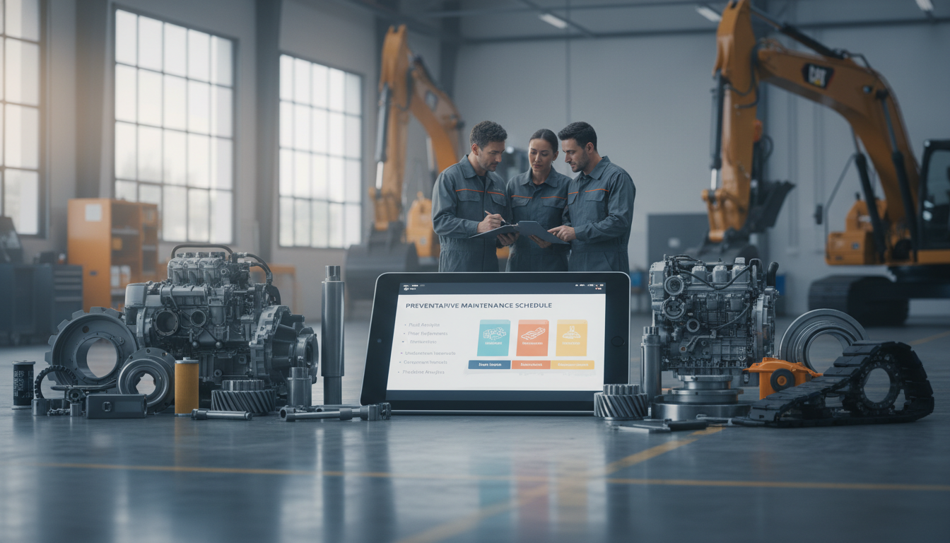 Establish a Preventive Maintenance Schedule - how to extend the life of heavy equipment parts | 3GEN Export
