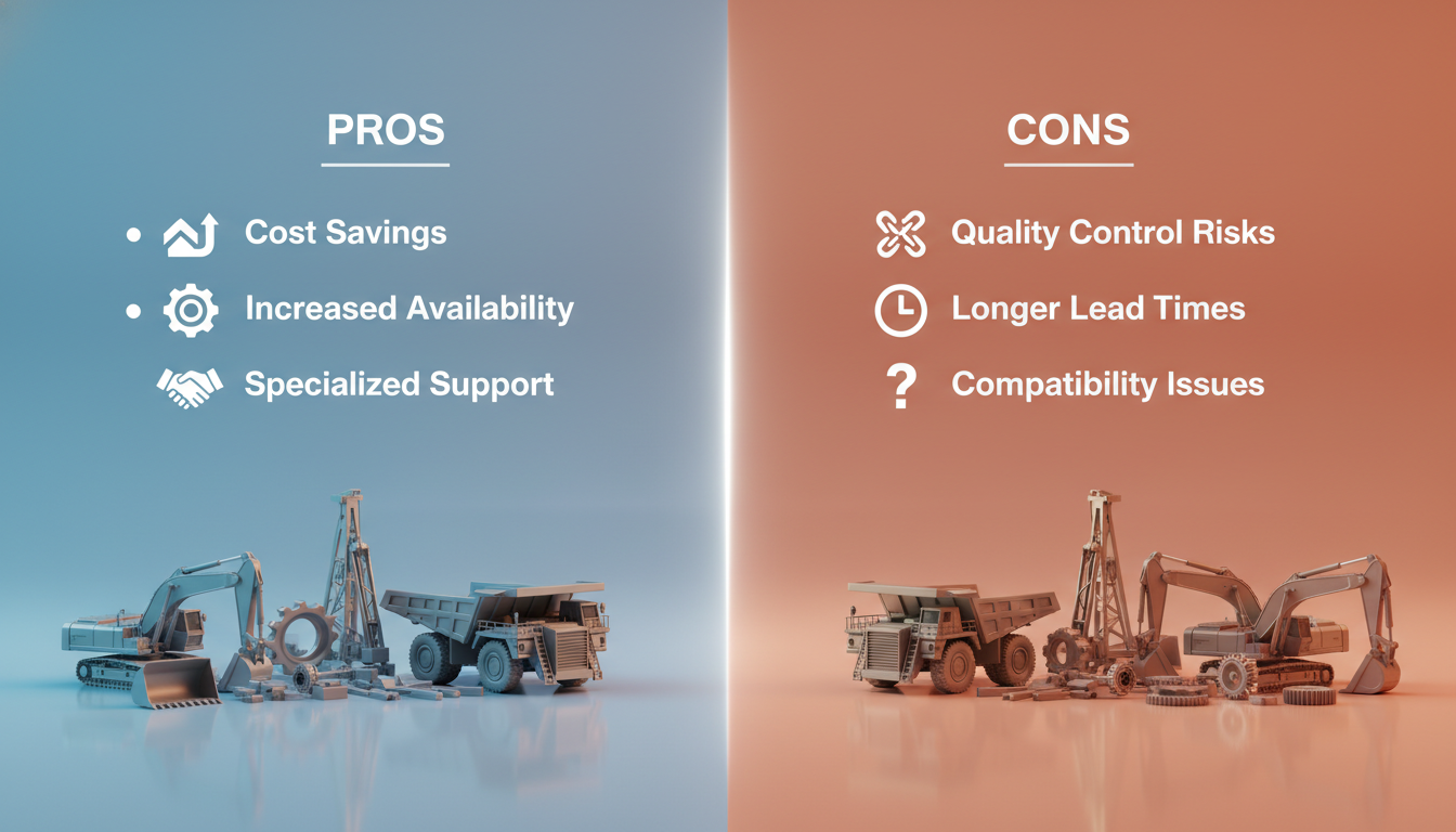 Pros and Cons of Sourcing Mining Equipment Fleet Parts - mining equipment fleet parts | 3GEN Export